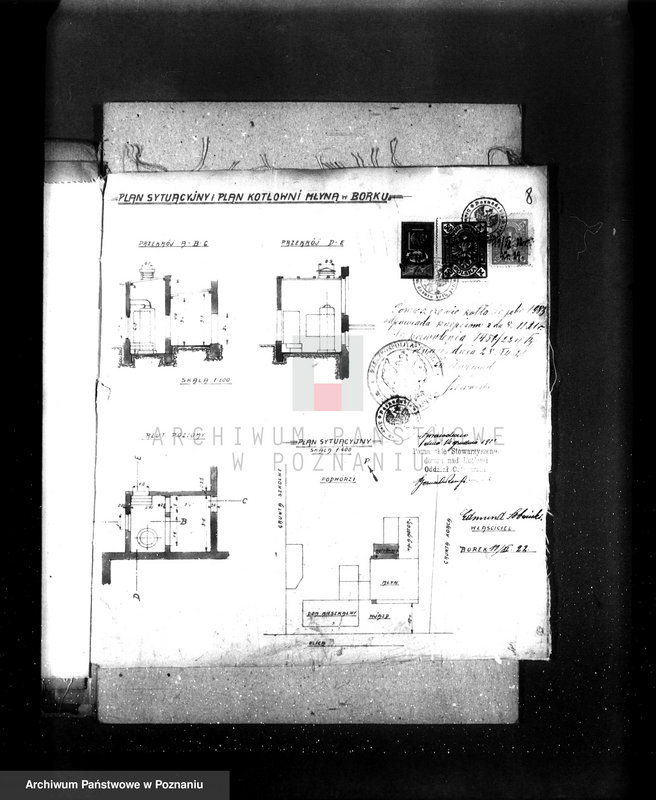 Obraz 13 z jednostki "Młyn motorowy E. Sobańskiego w Borku pow. Gostyński nr woj. 80"