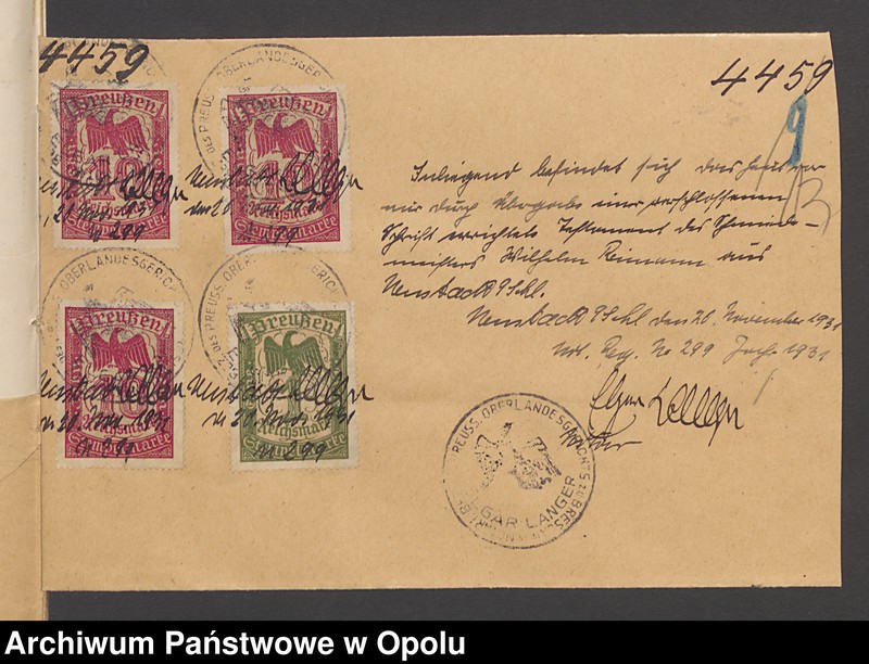Obraz 16 z jednostki "Verfügung von Todes wegen des Schmiedemeisters Wilhelm Reimann in Neustadt"