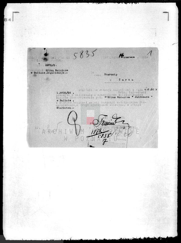 Obraz 5 z jednostki "/Kółko Rolnicze/ sprawy organizacyjne"