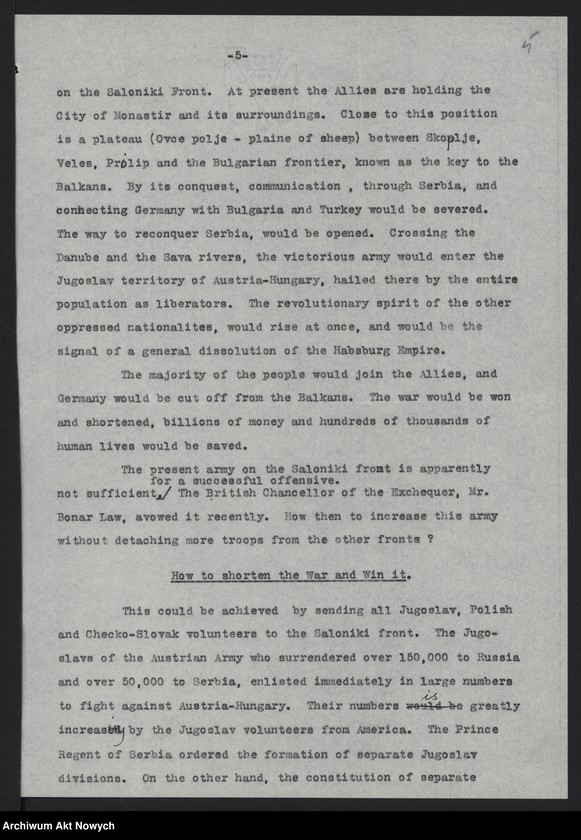 image.from.unit.number "Problemy polityczne i strategiczne Austro-Węgier i państw bałkańskich. Memoriały. Korespondencja. Wycinki prasowe; Załączniki: mapa kolei Austro-Węgier, 1918 r.: w Oddz. III AAN"