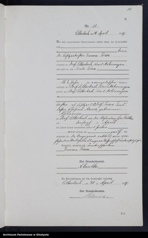 image.from.unit.number "Sterbe-Neben-Register Nr 1 - 33"