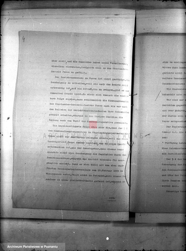 Obraz 7 z jednostki "Die Austellung und Versongung der Kommunalbeamten auf Grund des Gesetzes vom 30 Juli 1899 r."