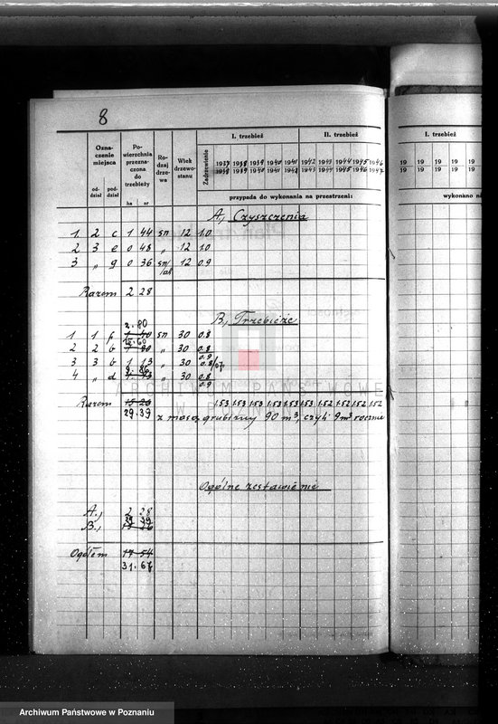 Obraz 12 z jednostki "Plan urządzenia gospodarstwa leśnego dla lasu majętności Buszewko powiat szamotulski 1937-1947"