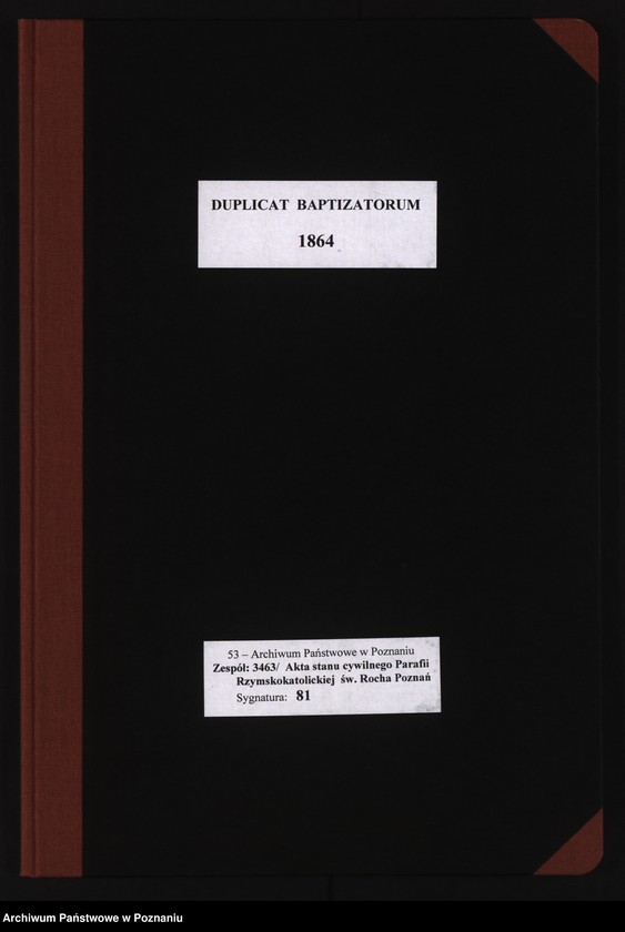 Obraz 2 z jednostki "Duplicat baptisatorum"