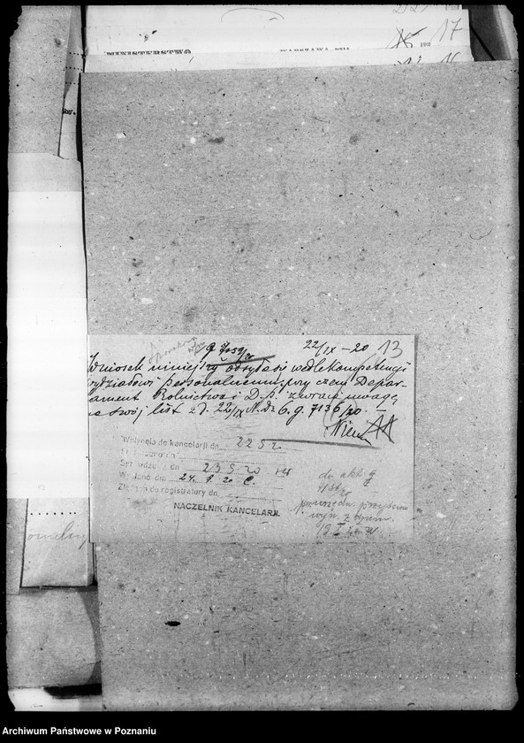 Obraz 18 z jednostki "Sprawy Osobowe personalne urzędników przejściowych"