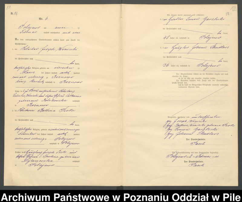 Obraz 9 z jednostki "Księga małżeństw"