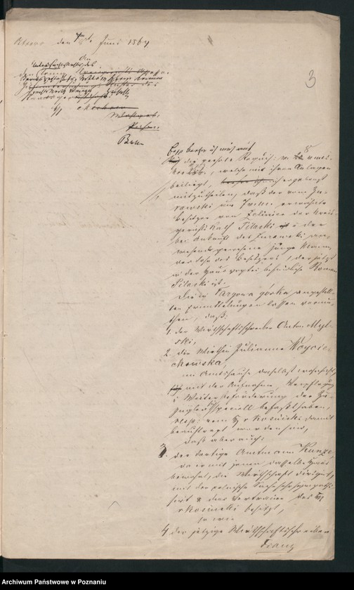 Obraz 6 z jednostki "Von Kosinski /Besitzer/ und Wladislaus von Zakrzewski /Pächter/ von Targowa Górka."