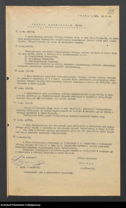 image.from.unit.number "Rozkazy wewnętrzne Komendy Głównej Zachodniej Straży Obywatelskiej w Poznaniu"