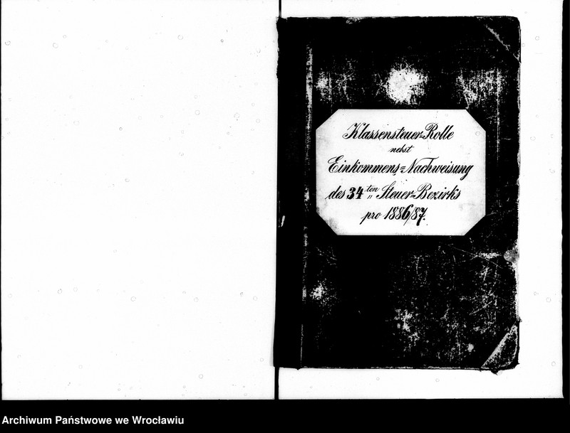 image.from.unit.number "Klassensteuerrolle nebst Eikommens - Nachweisung"