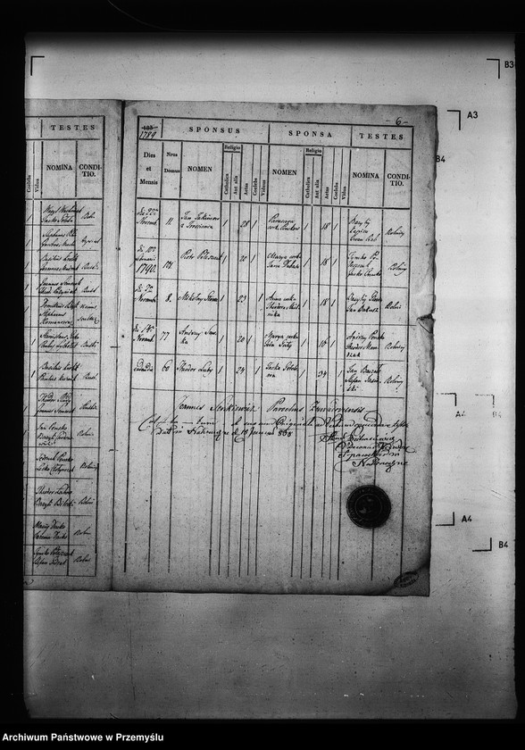 Obraz 10 z jednostki "[Kopie ksiąg metrykalnych parafii Zawadów (dekanat Niemirów)]"