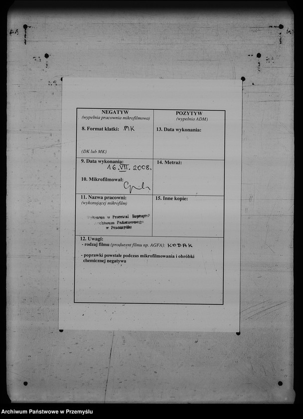 Obraz 3 z jednostki "[Kopie ksiąg metrykalnych parafii Ostrów z filiami Łowce, Morawsko, Tuczempy (dekanat Radymno)]"