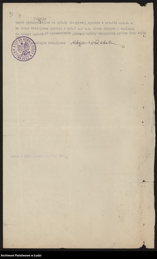 Obraz 5 z jednostki "Dom bankowy bracia Taub- prowadzenie przedsiębiorstwa bankowego"