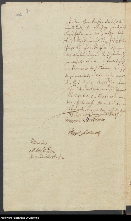 image.from.unit.number "Wegen der auf Erbpacht auszuthuenden Sechs Bruchbeete bey den Rastenburgschen Amts Hospital"