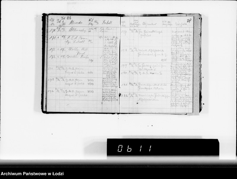 Obraz 20 z jednostki "Eingang [książka magazynowa towarów przychodzących do Getta]"