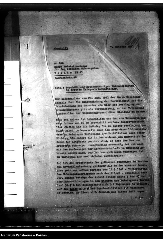 Obraz 5 z jednostki "Wohnungsbau. Allgemeiner Sonderprogramm"