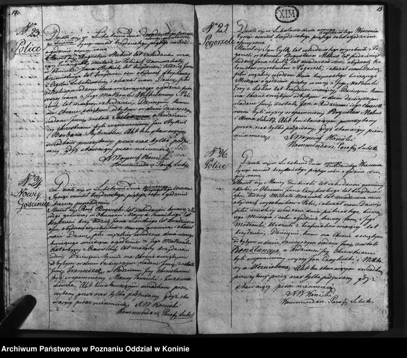 Obraz 9 z jednostki "Duplikat urodzonych, zaślubionych, zmarłych"