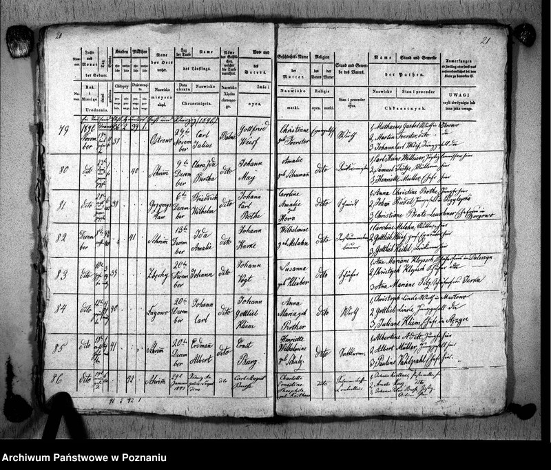 Obraz 13 z jednostki "Duplikat der Gebornen, Getrauten, Verstorbenen"