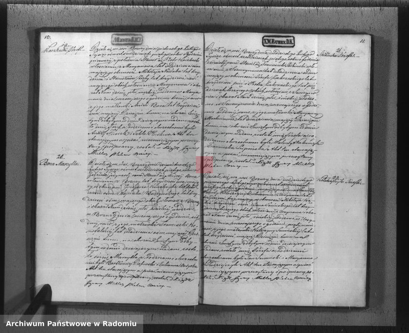 Obraz 8 z jednostki "[Akta stanu cywilnego wyznania rzymskokatolickiego parafii Brzóza 1865]"