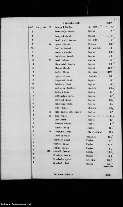 Obraz 8 z jednostki "Rejestr poborczy"