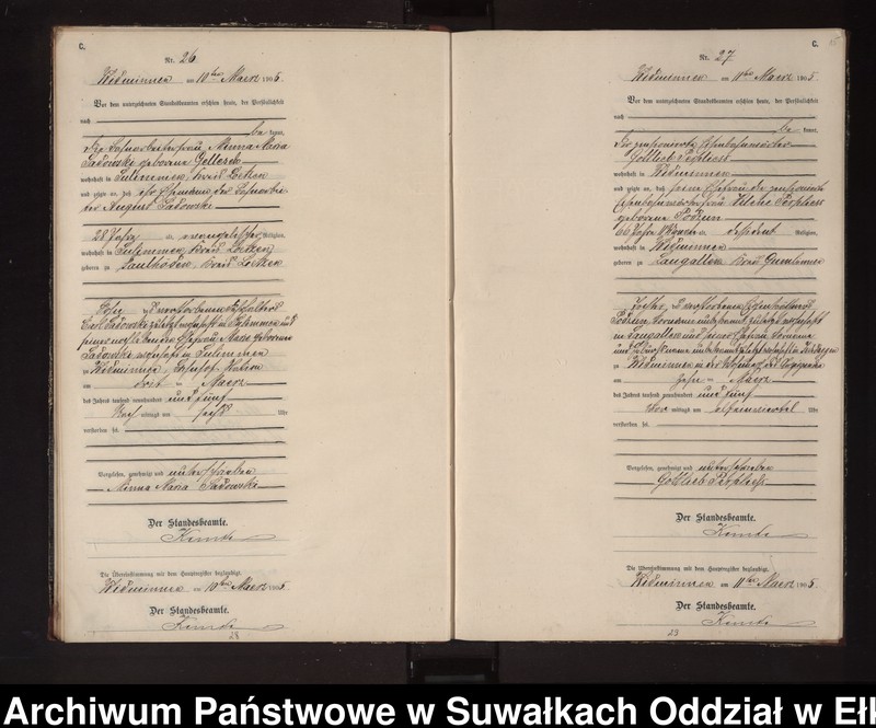 image.from.unit.number "Sterbe-Neben-Register des Preussischen Standes-Amtes Widminnen Kreis Loetzen"