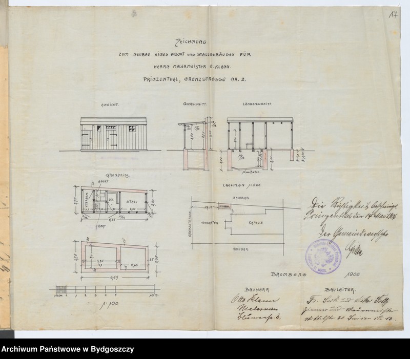 image.from.unit.number "Dom katolicki parkan - budowa; właś. Parafia św. Trójcy; ul. Grenzstr., Plauenerstr. [Wilczak] 2"