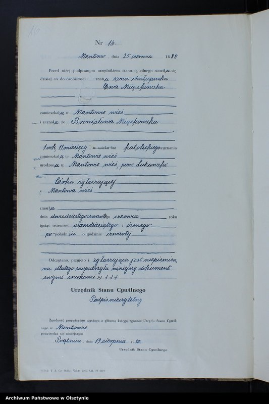 image.from.unit.number "Księga zgonów Nr 1 - 38,1 - 42,1 - 45 i 1 - 62 /brak lat 1890 - 1895/ /przepisana w języku polskim z oryginału niemieckiego w dniach16.07.-22.08.1950"