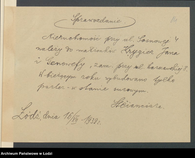 image.from.unit.number "Księga inwentarzowa nieruchomości m. Łodzi ul. Sosnowa"