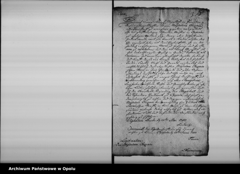 Obraz 7 z jednostki "Acta die Decreta Legitimationis natalium bei Zünften betreffend 1750-1795"