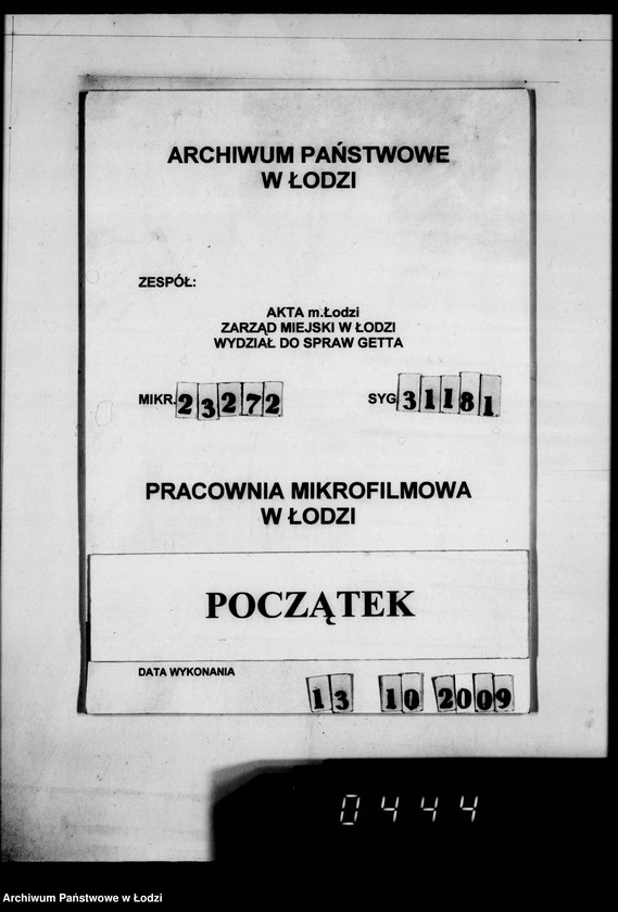 Obraz 1 z jednostki "[Polisy ubezpieczeniowe od ognia towarów w czasie transportu"
