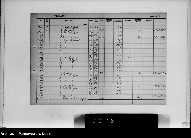 Obraz 14 z jednostki "[Dziennik przychodu kosztowności]"