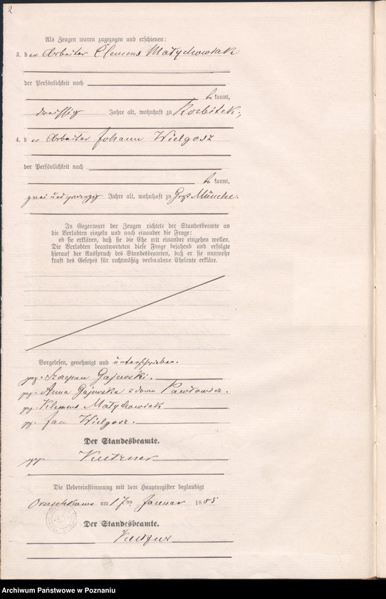 Obraz 5 z jednostki "Księga małżeństw"