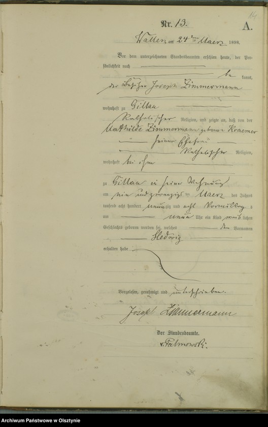 image.from.unit.number "Geburts-Haupt-Register Nr 1 - 67"
