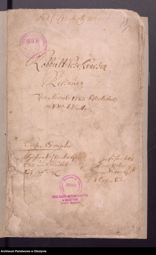 image.from.unit.number "Kobultische Kirchen Rechnung"