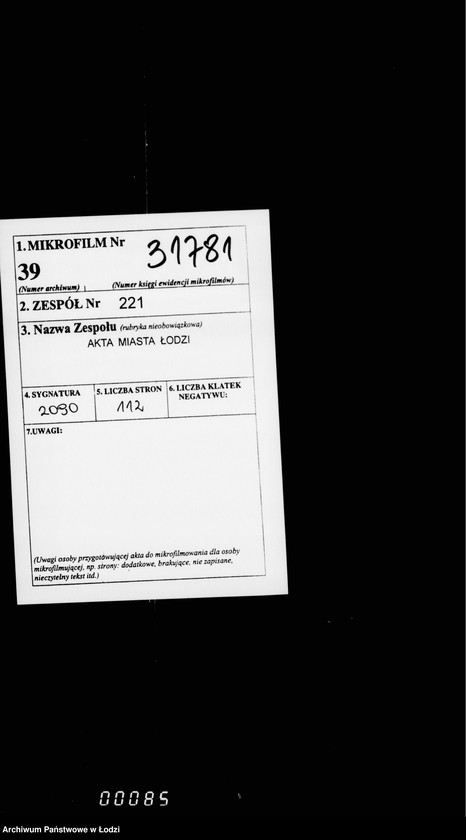 Obraz 2 z jednostki "O kanceljarskoj mebeli dlja magistrata i upravlenija policejmejstera"