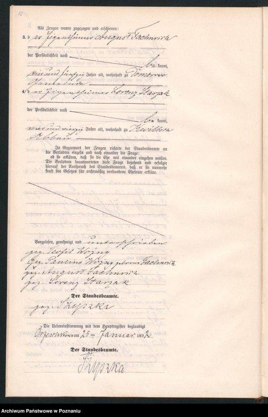 Obraz 13 z jednostki "Księga małżeństw"