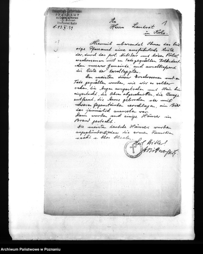 Obraz 5 z jednostki "Amtliche Meldungen Kreis Warthbrüchen (Koło)"