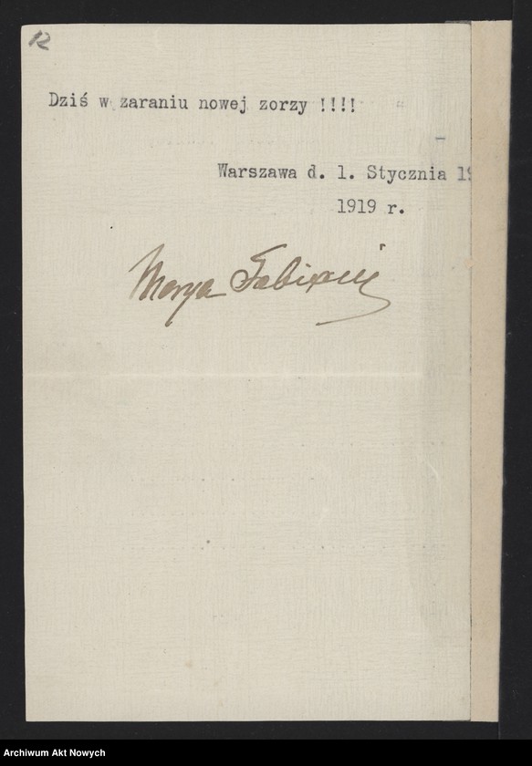 image.from.unit.number "Hołdy; listy, depesze, adresy od instytucji, organizacji, osób prywatnych; H. Windakiewicz: "Stosunek dzieł Paderewskiego do muzyki ludowej" Studium analityczne. Echo muzyczne. Warszawa 1902-1903 (maszynopis)"