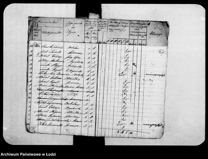 Obraz 19 z jednostki "Akta tyczące się składki bożniczej"