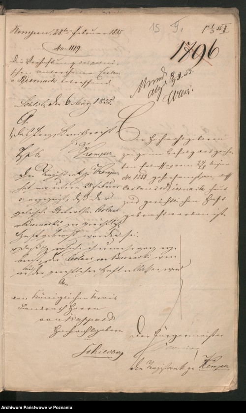 Obraz 18 z jednostki "A. betr. den polnischen Überläufer Franz Betka aus Trzcinica und Czeslaus von Biernacki aus Małkow"