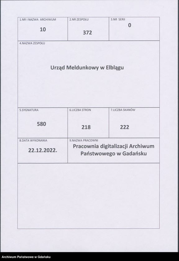 image.from.unit.number "Karty meldunkowe: Marienfeld - Markowz"