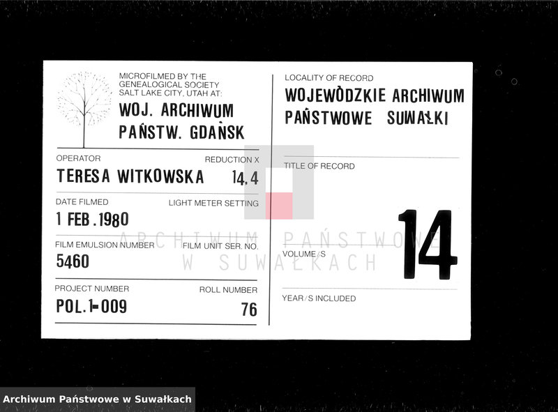 image.from.unit.number "Duplikat Akt Urodzonych, Zaślubionych i Zeszłych Parafii Ewangelicko-Augsburgskiej w Suwałkach za rok 1866"