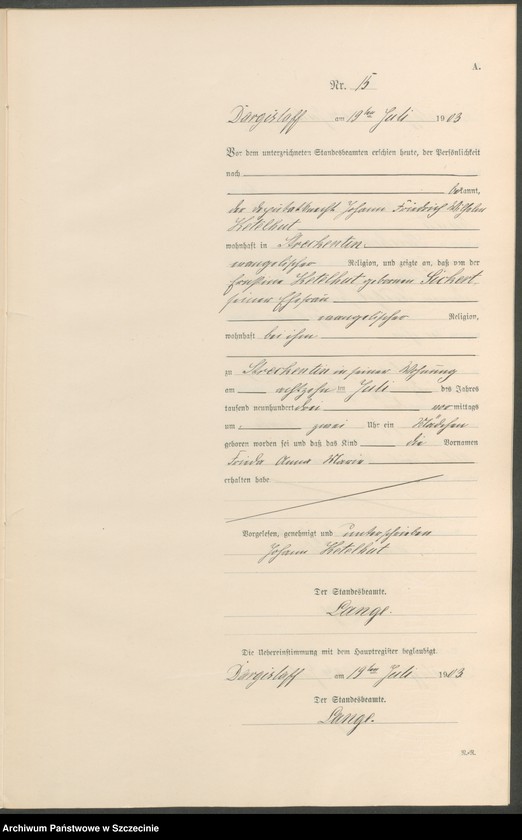 Obraz 18 z jednostki "Geburts-Register (Neben-Register)"