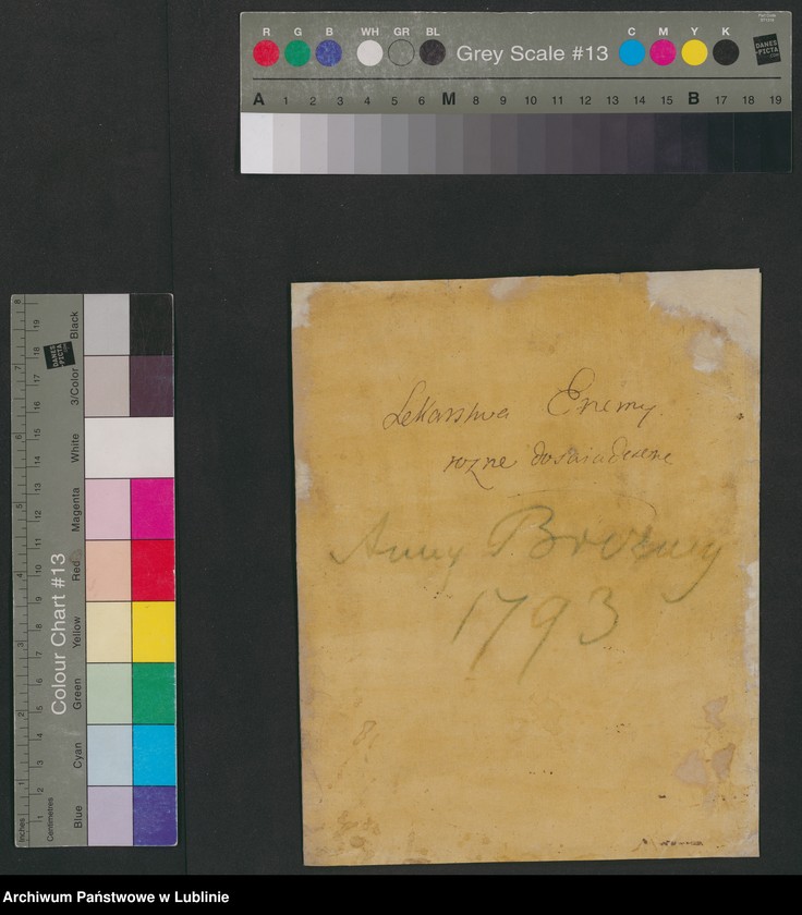 image.from.unit.number "Lekarstwa enemy różne doświadczone Anny Breziny 1793."