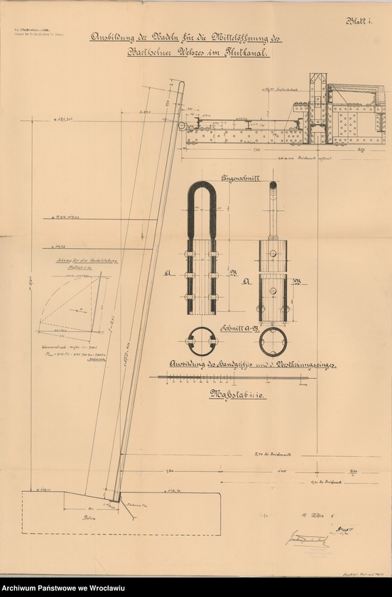 image.from.unit.number "Besondere Bedingungen für die Herstellung und Lieferung von Rohren aus Flusseisen f2r die Nadeln des Wehres Bartheln"