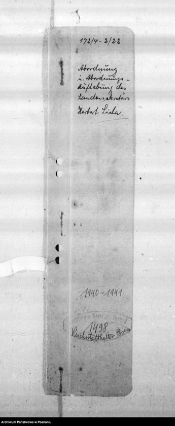 Obraz 4 z jednostki "Abordnung und Abordnungsaufhebung des Landessekretärs Herbert Sicha"