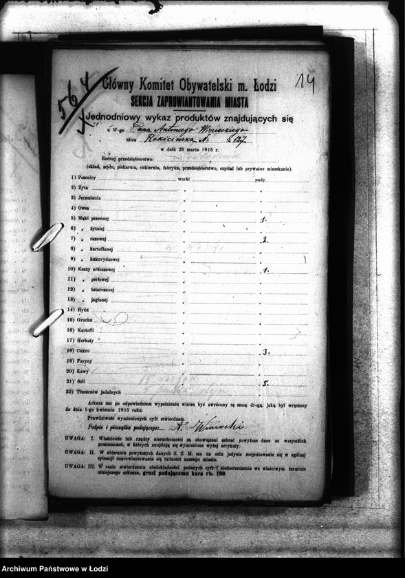 Obraz 17 z jednostki "Jednodniowy spis żywności"