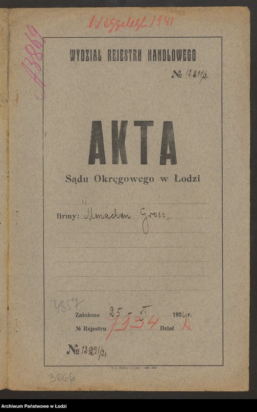 Obraz 2 z jednostki "Menachen Groszz- sprzedaż skór"