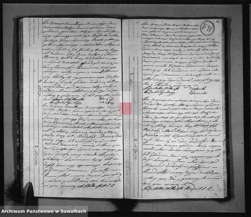 image.from.unit.number "Akta zeszłych stanu cywilnego gminy seyneńskiey od 1-go stycznia 1818 roku."