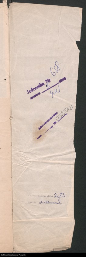 Obraz 10 z jednostki "A. betr. Josef Ildefons von Chełkowski auf Kuklinowo, Kreis Krotoschin"