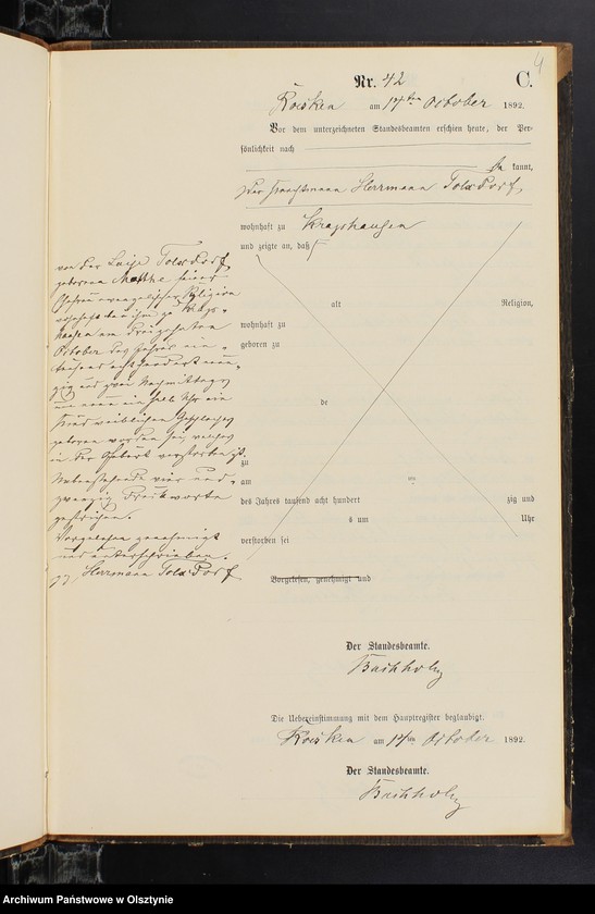 image.from.unit.number "Sterbe-Neben-Register II Nr 40 - 48"